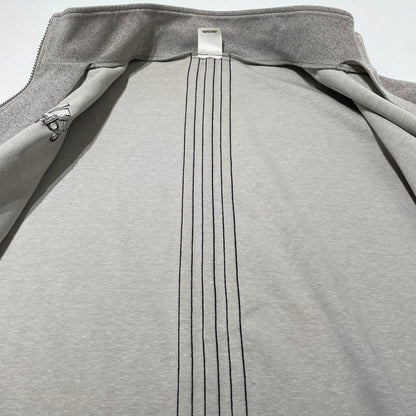 【中古品】【メンズ】 ADIDAS アディダス TRACK JACKET AD-2810 トラックジャケット ライトアウター デサント製 148-260826-yo-12-teih サイズ：S-M カラー：グレー 万代Net店