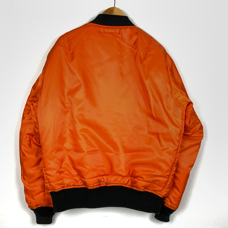【中古品】【メンズ】 AVIREX アヴィレエックス MA-1 "3rd SSS" 783-4252040 エムエーワン サード エスエスエス アウター 145-260823-sa-08-tei サイズ：2XL カラー：ブラック オレンジ 万代Net店