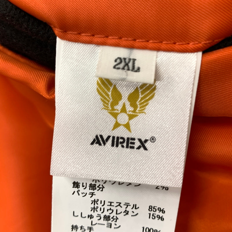【中古品】【メンズ】 AVIREX アヴィレエックス MA-1 "3rd SSS" 783-4252040 エムエーワン サード エスエスエス アウター 145-260823-sa-08-tei サイズ：2XL カラー：ブラック オレンジ 万代Net店
