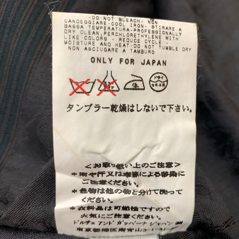 【中古品】【メンズ】 DOLCE&GABBANA ドルチェ アンド ガッパーナ SET UP SUIT セット アップ スーツ 141-260823-sa-09-tei サイズ：34-48 カラー：ストライプ 万代Net店