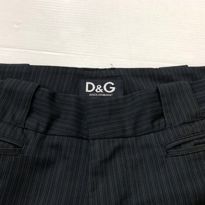 【中古品】【メンズ】 DOLCE&GABBANA ドルチェ アンド ガッパーナ SET UP SUIT セット アップ スーツ 141-260823-sa-09-tei サイズ：34-48 カラー：ストライプ 万代Net店