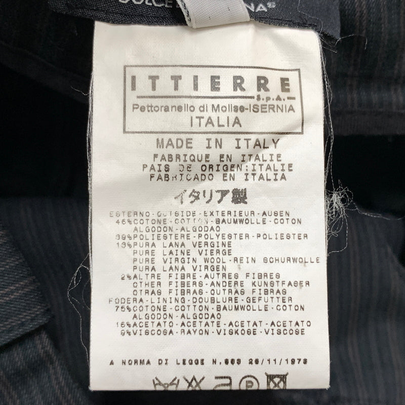 【中古品】【メンズ】 DOLCE&GABBANA ドルチェ アンド ガッパーナ SET UP SUIT セット アップ スーツ 141-260823-sa-09-tei サイズ：34-48 カラー：ストライプ 万代Net店