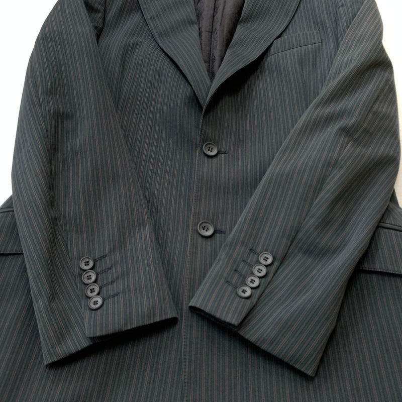 【中古品】【メンズ】 DOLCE&GABBANA ドルチェ アンド ガッパーナ SET UP SUIT セット アップ スーツ 141-260823-sa-09-tei サイズ：34-48 カラー：ストライプ 万代Net店