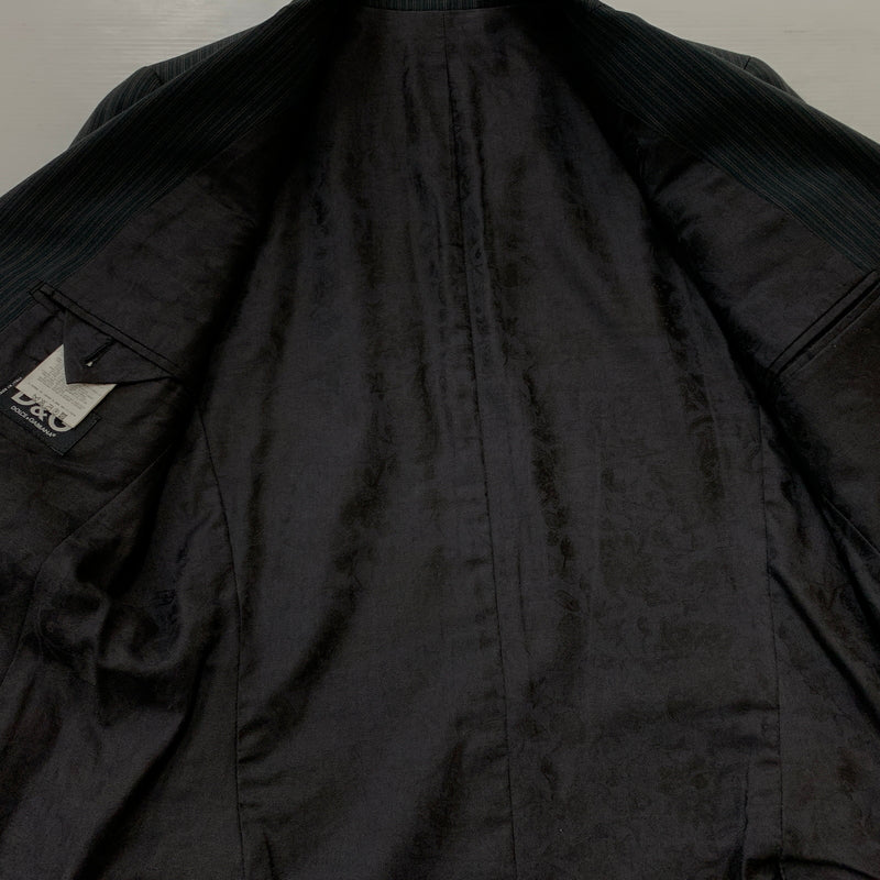 【中古品】【メンズ】 DOLCE&GABBANA ドルチェ アンド ガッパーナ SET UP SUIT セット アップ スーツ 141-260823-sa-09-tei サイズ：34-48 カラー：ストライプ 万代Net店
