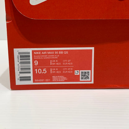 【中古品】【メンズ】 NIKE ナイキ AIR MAX 95 BB QS IM4691-001 エアマックス95 ビッグバブル スニーカー 靴 シューズ 160-260829-ko-04-tei サイズ：27cm カラー：ブラック 万代Net店