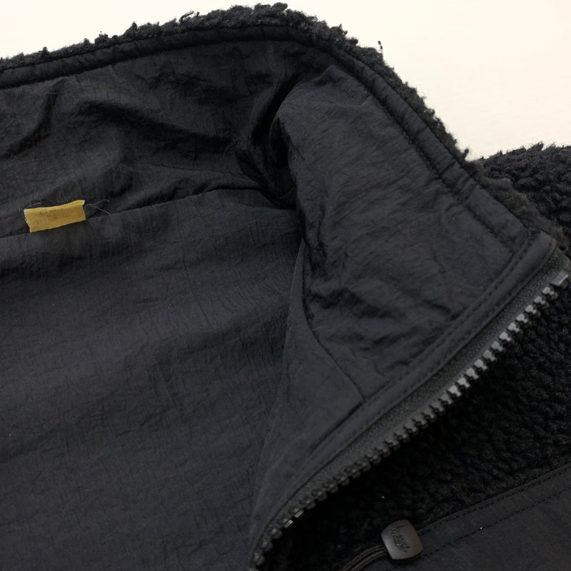 【中古品】【メンズ】 STUSSY ステューシー 2023 SHERPA REVERSIBLE VEST 118528 2023年 シェルパ リバーシブル ベスト トップス 142-260823-sa-01-tei サイズ：Ｍ カラー：ブラック 万代Net店