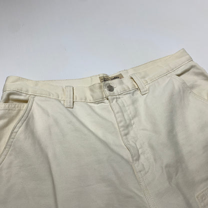 【現状渡し品】【メンズ】 STUSSY ステューシー CANVAS WORK PANT 116496 キャンバス ワーク パンツ ボトムス 153-260823-sa-12-tei サイズ：34 カラー：ホワイト 万代Net店