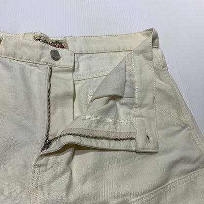 【現状渡し品】【メンズ】 STUSSY ステューシー CANVAS WORK PANT 116496 キャンバス ワーク パンツ ボトムス 153-260823-sa-12-tei サイズ：34 カラー：ホワイト 万代Net店