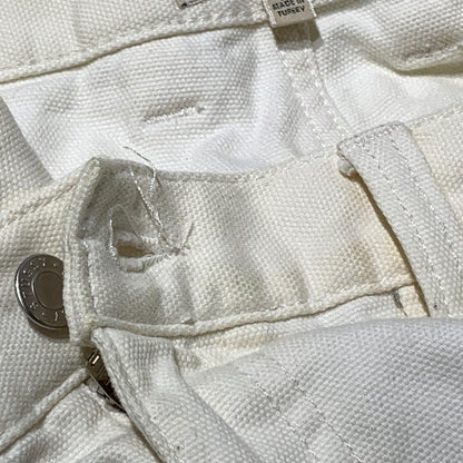 【現状渡し品】【メンズ】 STUSSY ステューシー CANVAS WORK PANT 116496 キャンバス ワーク パンツ ボトムス 153-260823-sa-12-tei サイズ：34 カラー：ホワイト 万代Net店