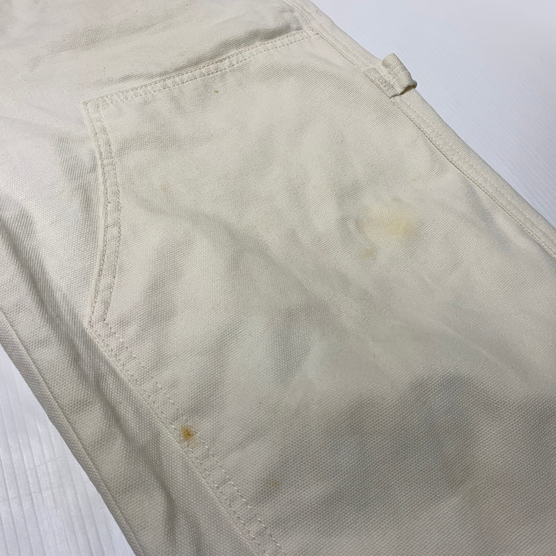 【現状渡し品】【メンズ】 STUSSY ステューシー CANVAS WORK PANT 116496 キャンバス ワーク パンツ ボトムス 153-260823-sa-12-tei サイズ：34 カラー：ホワイト 万代Net店