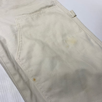 【現状渡し品】【メンズ】 STUSSY ステューシー CANVAS WORK PANT 116496 キャンバス ワーク パンツ ボトムス 153-260823-sa-12-tei サイズ：34 カラー：ホワイト 万代Net店