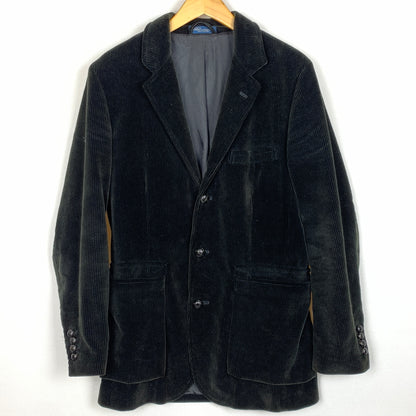 【中古品】【メンズ】 POLO RALPH LAUREN ポロ ラルフローレン 90’s CORDUROY TAILORED JACKET 90年代 コーデュロイ テーラード ジャケット アウター 147-260823-sa-06-tei サイズ：M カラー：ブラック系 万代Net店