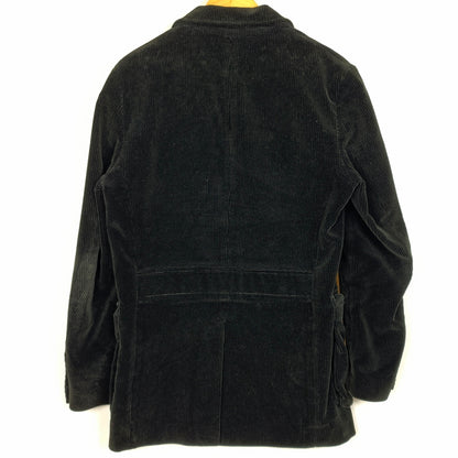 【中古品】【メンズ】 POLO RALPH LAUREN ポロ ラルフローレン 90’s CORDUROY TAILORED JACKET 90年代 コーデュロイ テーラード ジャケット アウター 147-260823-sa-06-tei サイズ：M カラー：ブラック系 万代Net店