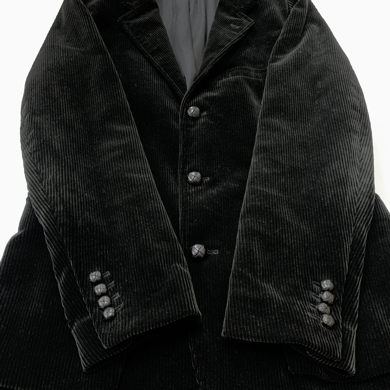 【中古品】【メンズ】 POLO RALPH LAUREN ポロ ラルフローレン 90’s CORDUROY TAILORED JACKET 90年代 コーデュロイ テーラード ジャケット アウター 147-260823-sa-06-tei サイズ：M カラー：ブラック系 万代Net店