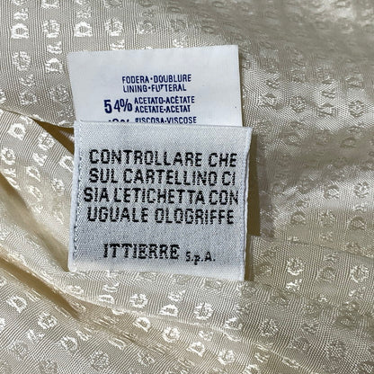 【中古品】【メンズ】 DOLCE＆GABBANA ドルチェアンドガッバーナ COTTON VEST 01 コットン ベスト トップス 141-260824-yo-05-teih サイズ：32-46 カラー：アイボリー 万代Net店