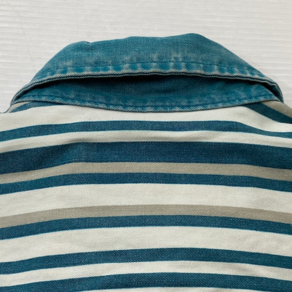 【現状渡し品】【メンズ】 WRANGLER ラングラー 80's~90's DOCKING L/S SHIRT 80～90年代 ドッキング ロングスリーブ シャツ 長袖 トップス 145-260829-sa-01-tei サイズ：15.5-33 カラー：マルチ 万代Net店