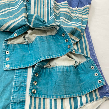【現状渡し品】【メンズ】 WRANGLER ラングラー 80's~90's DOCKING L/S SHIRT 80～90年代 ドッキング ロングスリーブ シャツ 長袖 トップス 145-260829-sa-01-tei サイズ：15.5-33 カラー：マルチ 万代Net店