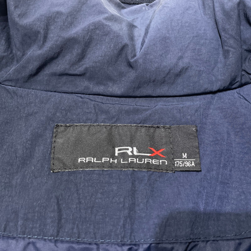 【中古品】【メンズ】 RLX RALPH LAUREN アールエルエックス ラルフローレン NYLON QUILTING DOWN JACKET ナイロン キルティング ダウンジャケット アウター 145-260824-yo-03-teih サイズ：M カラー：ネイビー 万代Net店