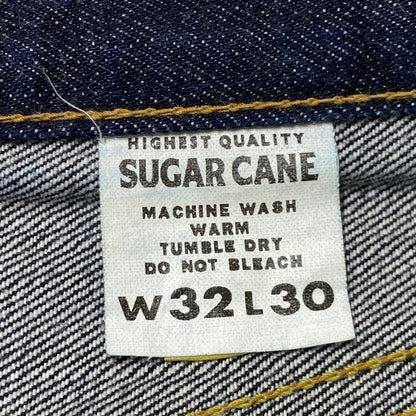 【中古品】【メンズ】 SUGAR CANE シュガー ケーン 2021 MODEL DENIM PANTS 2021年 モデル デニム パンツ ボトムス ジーンズ 156-260824-sa-12-tei サイズ：32 カラー：インディゴ 万代Net店