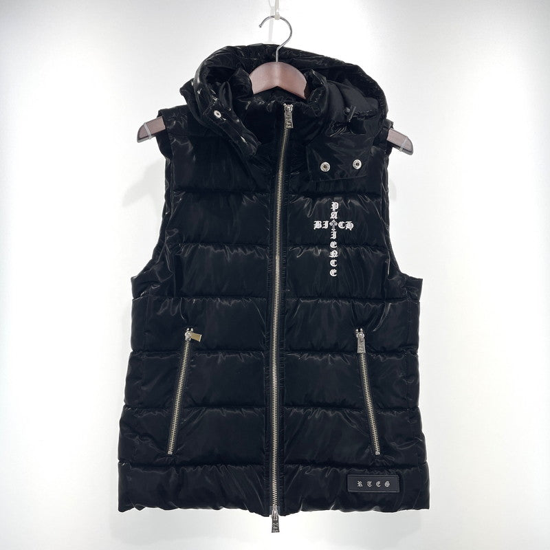【中古品】【メンズ】 ADAMSJUGGLER アダムスジャグラー RTEG Cross&BR VEST 220401230250007 レトロエンジン クロス アンド BR ベスト アウター ダウンベスト 147-260828-yo-20-teih サイズ：S カラー：ブラック 万代Net店