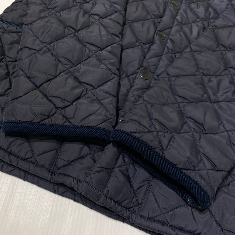 【中古品】【メンズ】 BARBOUR バーブァー QUILTING JACKET 1802196 キルティングジャケット アウター 144-260824-sa-10-tei サイズ：40 カラー：ネイビー 万代Net店