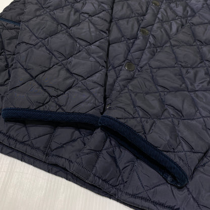 【中古品】【メンズ】 BARBOUR バーブァー QUILTING JACKET 1802196 キルティングジャケット アウター 144-260824-sa-10-tei サイズ：40 カラー：ネイビー 万代Net店