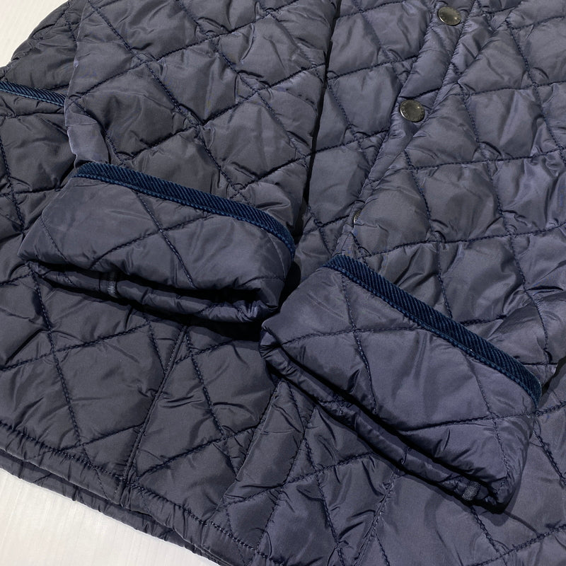 【中古品】【メンズ】 BARBOUR バーブァー QUILTING JACKET 1802196 キルティングジャケット アウター 144-260824-sa-10-tei サイズ：40 カラー：ネイビー 万代Net店