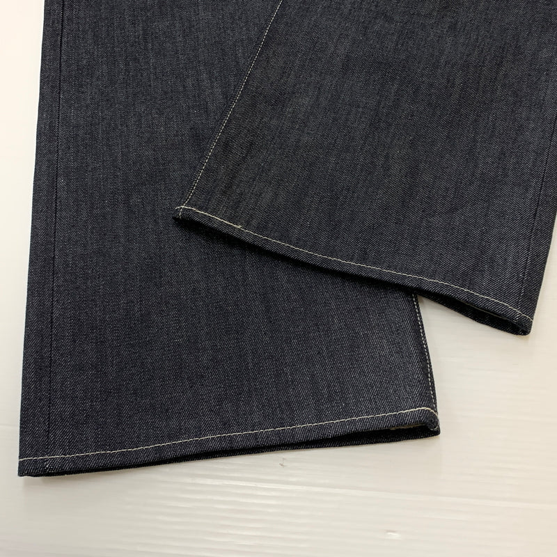 【中古品】【メンズ】 GRAPHPAPER グラフペーパー SELVAGE DENIM FIVE POCKET WIDE STRAIGHT PANTS GU263-40059RB セルヴィッジ デニム ファイブ ワイド ストレート パンツ ボトムス ジーンズ 151-260826-sa-17-tei サイズ：2 カラー：インディゴ 万代Net店