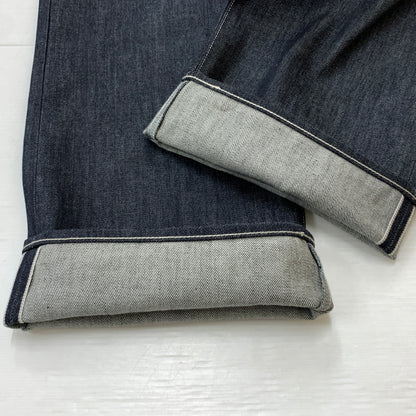 【中古品】【メンズ】 GRAPHPAPER グラフペーパー SELVAGE DENIM FIVE POCKET WIDE STRAIGHT PANTS GU263-40059RB セルヴィッジ デニム ファイブ ワイド ストレート パンツ ボトムス ジーンズ 151-260826-sa-17-tei サイズ：2 カラー：インディゴ 万代Net店