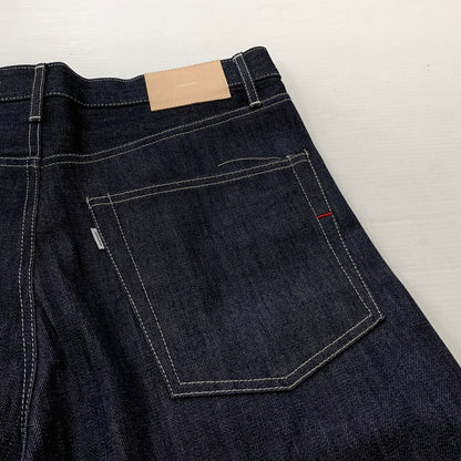 【中古品】【メンズ】 GRAPHPAPER グラフペーパー SELVAGE DENIM FIVE POCKET WIDE STRAIGHT PANTS GU263-40059RB セルヴィッジ デニム ファイブ ワイド ストレート パンツ ボトムス ジーンズ 151-260826-sa-17-tei サイズ：2 カラー：インディゴ 万代Net店