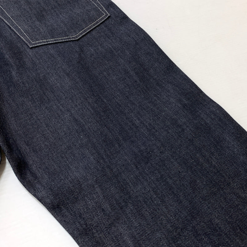 【中古品】【メンズ】 GRAPHPAPER グラフペーパー SELVAGE DENIM FIVE POCKET WIDE STRAIGHT PANTS GU263-40059RB セルヴィッジ デニム ファイブ ワイド ストレート パンツ ボトムス ジーンズ 151-260826-sa-17-tei サイズ：2 カラー：インディゴ 万代Net店