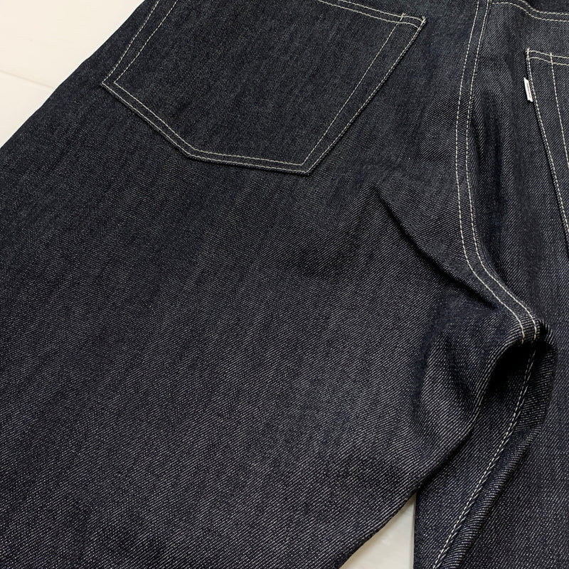 【中古品】【メンズ】 GRAPHPAPER グラフペーパー SELVAGE DENIM FIVE POCKET WIDE STRAIGHT PANTS GU263-40059RB セルヴィッジ デニム ファイブ ワイド ストレート パンツ ボトムス ジーンズ 151-260826-sa-17-tei サイズ：2 カラー：インディゴ 万代Net店