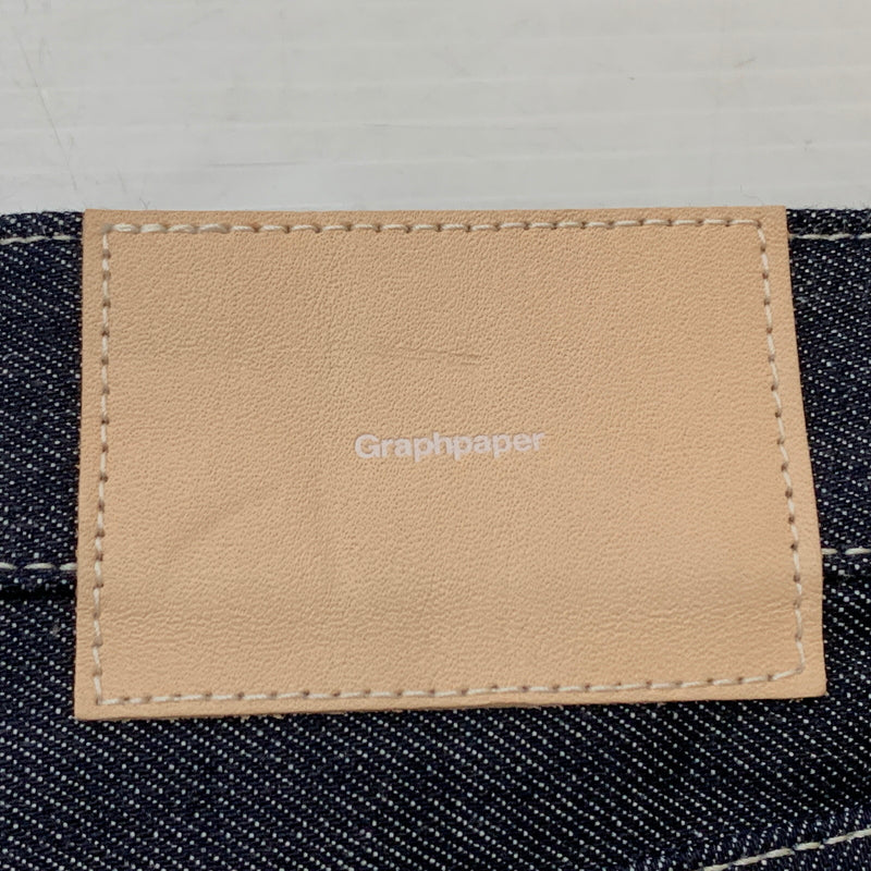 【中古品】【メンズ】 GRAPHPAPER グラフペーパー SELVAGE DENIM FIVE POCKET WIDE STRAIGHT PANTS GU263-40059RB セルヴィッジ デニム ファイブ ワイド ストレート パンツ ボトムス ジーンズ 151-260826-sa-17-tei サイズ：2 カラー：インディゴ 万代Net店