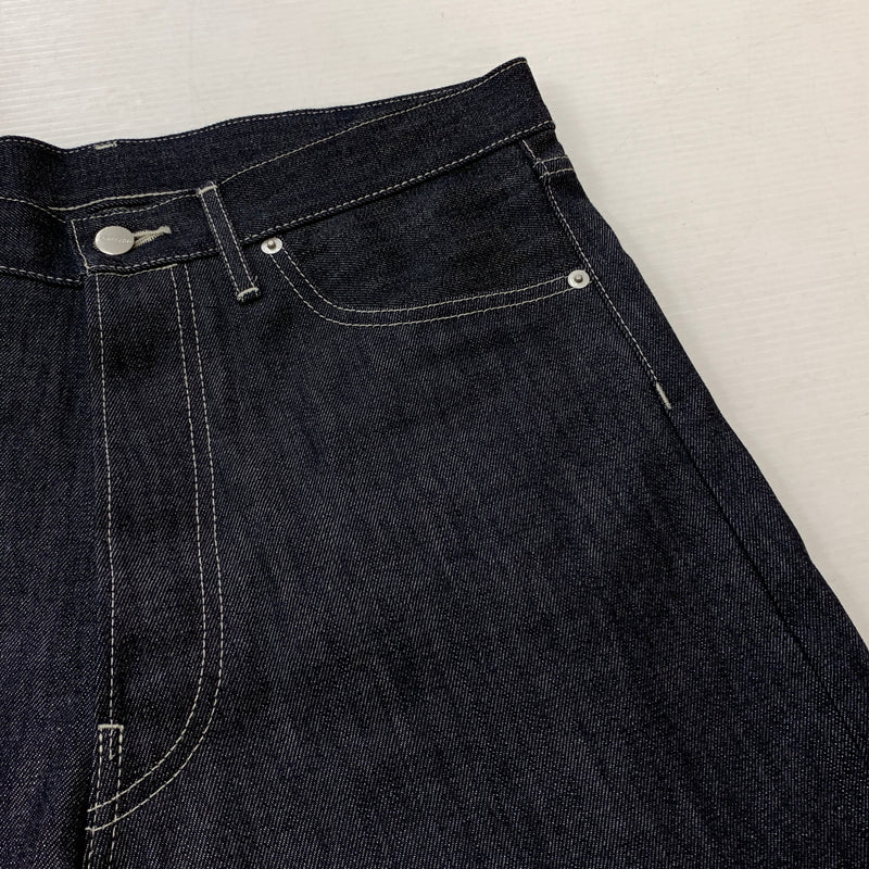 【中古品】【メンズ】 GRAPHPAPER グラフペーパー SELVAGE DENIM FIVE POCKET WIDE STRAIGHT PANTS GU263-40059RB セルヴィッジ デニム ファイブ ワイド ストレート パンツ ボトムス ジーンズ 151-260826-sa-17-tei サイズ：2 カラー：インディゴ 万代Net店