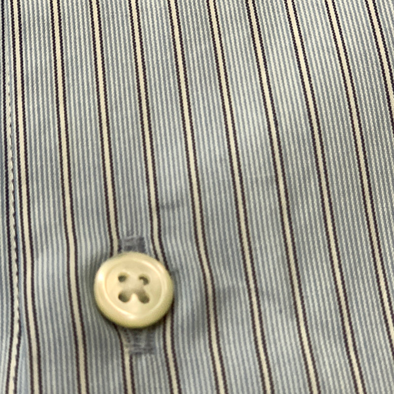 【中古品】【メンズ】 UNIFOAM EXEPERIMENT ユニフォーム エクスペリメント PRINT SHIRT UE-252020 IN-PROCESS ペイント シャツ 長袖 トップス 142-260826-sa-03-tei サイズ：4 カラー：ストライプ 万代Net店