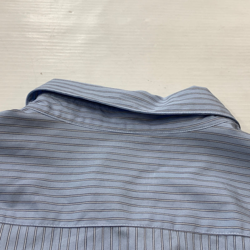 【中古品】【メンズ】 UNIFOAM EXEPERIMENT ユニフォーム エクスペリメント PRINT SHIRT UE-252020 IN-PROCESS ペイント シャツ 長袖 トップス 142-260826-sa-03-tei サイズ：4 カラー：ストライプ 万代Net店