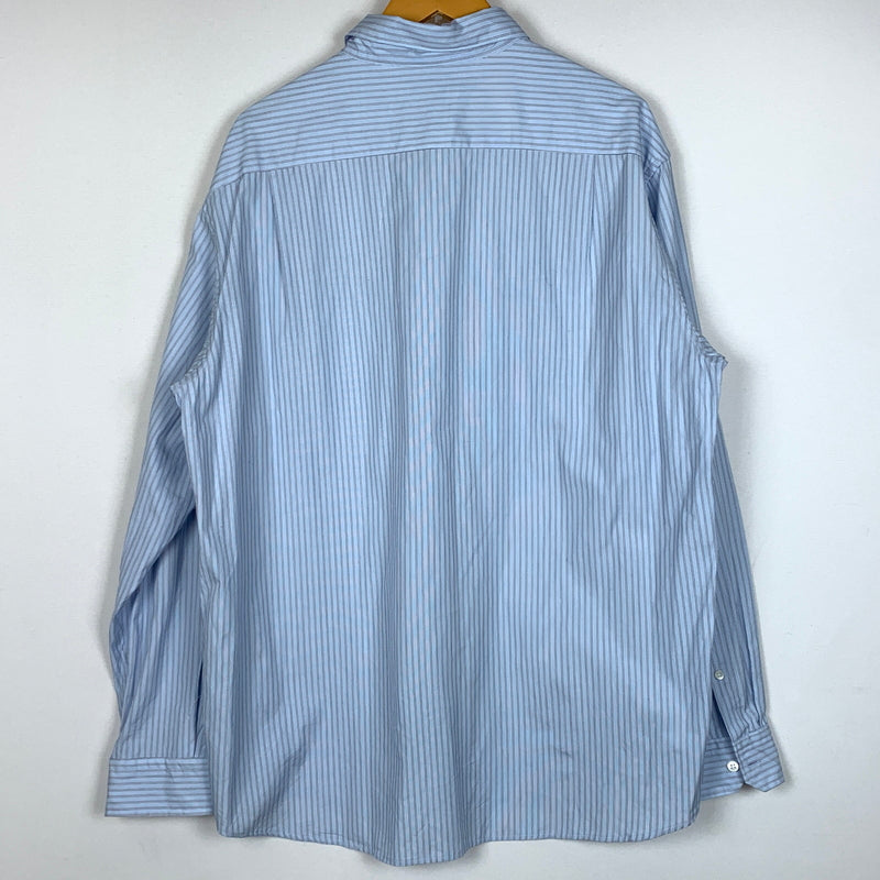 【中古品】【メンズ】 UNIFOAM EXEPERIMENT ユニフォーム エクスペリメント PRINT SHIRT UE-252020 IN-PROCESS ペイント シャツ 長袖 トップス 142-260826-sa-03-tei サイズ：4 カラー：ストライプ 万代Net店