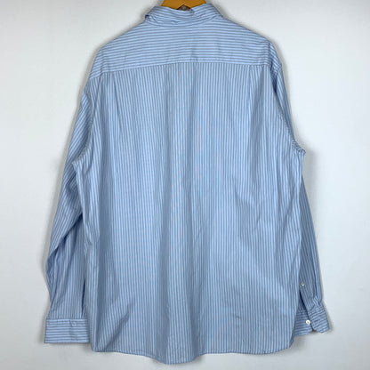 【中古品】【メンズ】 UNIFOAM EXEPERIMENT ユニフォーム エクスペリメント PRINT SHIRT UE-252020 IN-PROCESS ペイント シャツ 長袖 トップス 142-260826-sa-03-tei サイズ：4 カラー：ストライプ 万代Net店