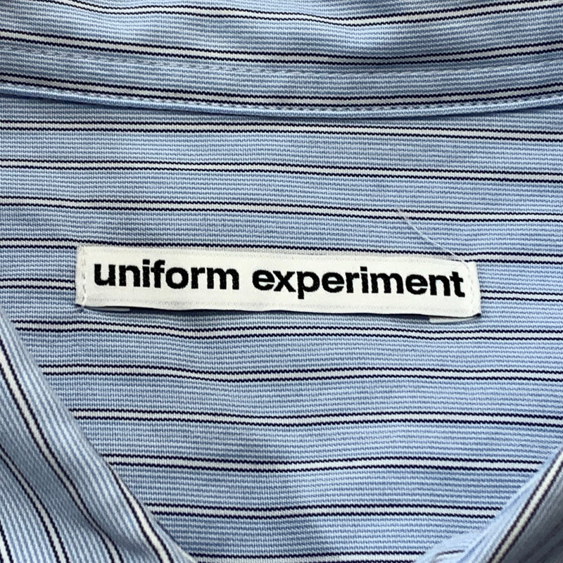 【中古品】【メンズ】 UNIFOAM EXEPERIMENT ユニフォーム エクスペリメント PRINT SHIRT UE-252020 IN-PROCESS ペイント シャツ 長袖 トップス 142-260826-sa-03-tei サイズ：4 カラー：ストライプ 万代Net店
