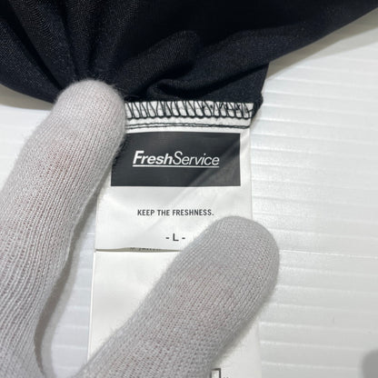 【中古品】【メンズ】 FRESH SERVICE フレッシュサービス SYNTHETIC WOOL TRACK SUIT × PANTS SETUP FSR261-60230 シンセティックウール トラックスーツ パンツ セットアップ トラックジャケット 140-260826-ko-10-teih サイズ：L カラー：ブラック 万代Net店