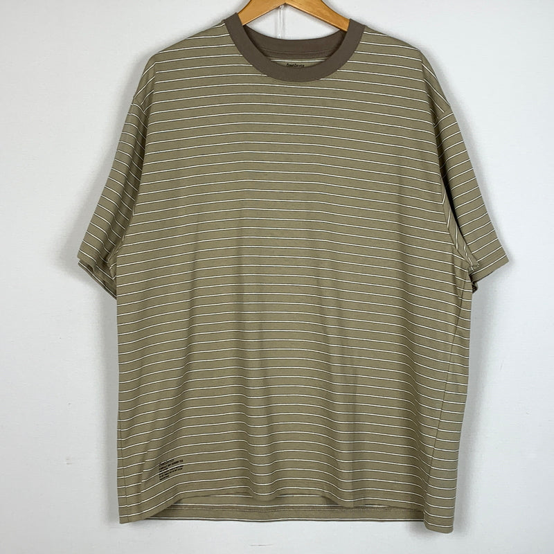 【中古品】【メンズ】 FRESHSERVICE フレッシュ サービス FSC262-70119 CONPACT DRY BORDER TEE コンパクト ドライ ボーダー Tシャツ 半袖 トップス 140-260826-sa-11-tei サイズ：M カラー：ベージュ 万代Net店