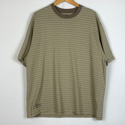 【中古品】【メンズ】 FRESHSERVICE フレッシュ サービス FSC262-70119 CONPACT DRY BORDER TEE コンパクト ドライ ボーダー Tシャツ 半袖 トップス 140-260826-sa-11-tei サイズ：M カラー：ベージュ 万代Net店