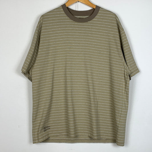 【中古品】【メンズ】 FRESHSERVICE フレッシュ サービス FSC262-70119 CONPACT DRY BORDER TEE コンパクト ドライ ボーダー Tシャツ 半袖 トップス 140-260826-sa-11-tei サイズ：M カラー：ベージュ 万代Net店