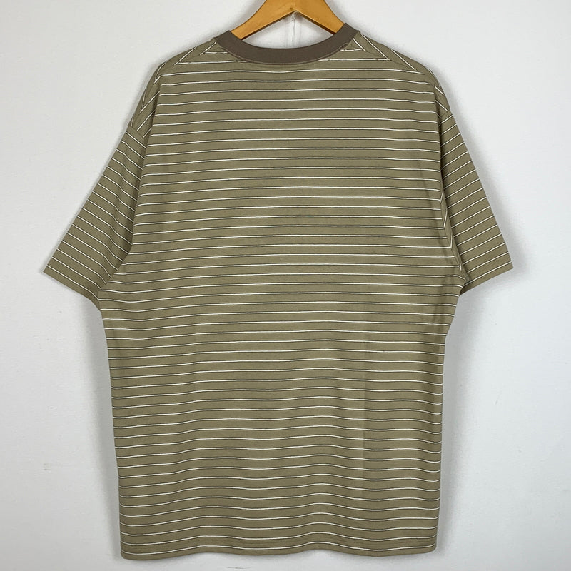 【中古品】【メンズ】 FRESHSERVICE フレッシュ サービス FSC262-70119 CONPACT DRY BORDER TEE コンパクト ドライ ボーダー Tシャツ 半袖 トップス 140-260826-sa-11-tei サイズ：M カラー：ベージュ 万代Net店