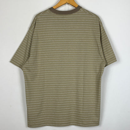 【中古品】【メンズ】 FRESHSERVICE フレッシュ サービス FSC262-70119 CONPACT DRY BORDER TEE コンパクト ドライ ボーダー Tシャツ 半袖 トップス 140-260826-sa-11-tei サイズ：M カラー：ベージュ 万代Net店