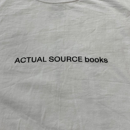 【中古品】【メンズ】 ACTUAL SOURCE アクチュアル ソース × FRESH SERVICE フレッシュ サービス L/S BOOK TEE ロング スリーブ ブック Tシャツ 長袖 トップス 140-260826-sa-10-tei サイズ：L カラー：ホワイト 万代Net店