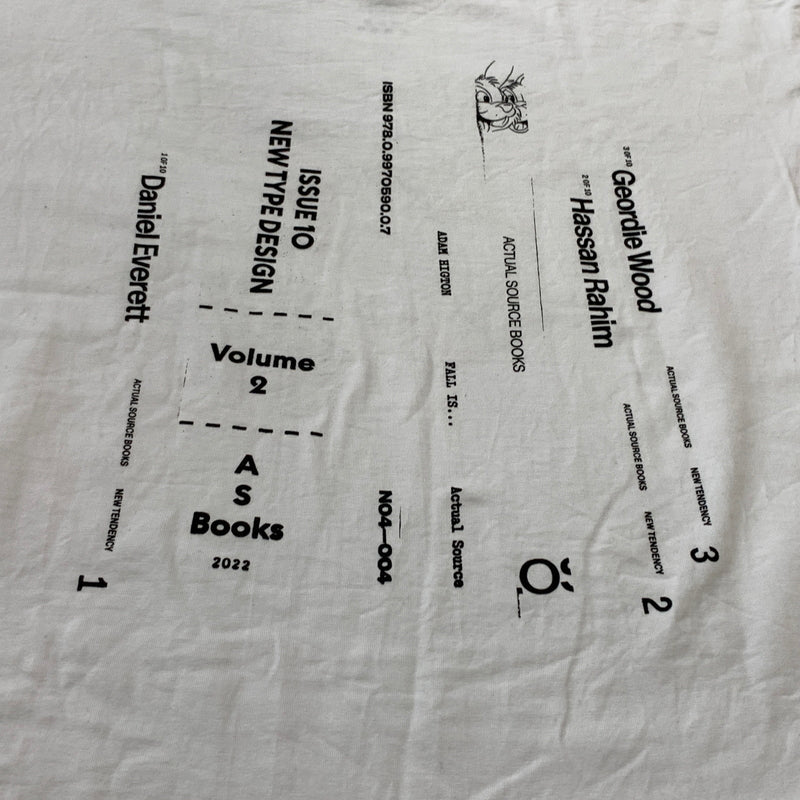 【中古品】【メンズ】 ACTUAL SOURCE アクチュアル ソース × FRESH SERVICE フレッシュ サービス L/S BOOK TEE ロング スリーブ ブック Tシャツ 長袖 トップス 140-260826-sa-10-tei サイズ：L カラー：ホワイト 万代Net店