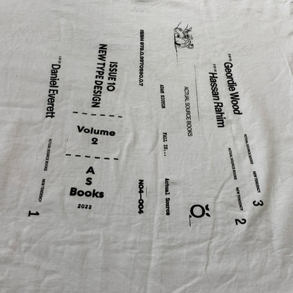【中古品】【メンズ】 ACTUAL SOURCE アクチュアル ソース × FRESH SERVICE フレッシュ サービス L/S BOOK TEE ロング スリーブ ブック Tシャツ 長袖 トップス 140-260826-sa-10-tei サイズ：L カラー：ホワイト 万代Net店