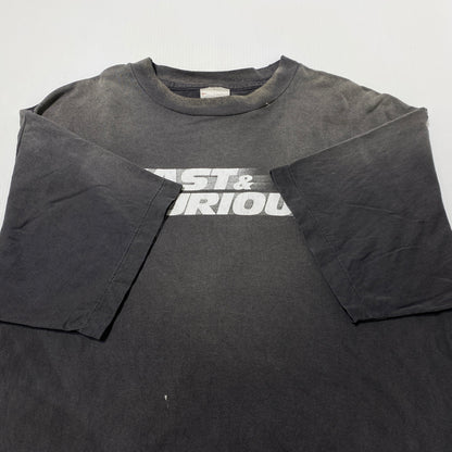【現状渡し品】【メンズ】 Saint MXXXXXX セント マイケル FF_SS T-SHIRT FAST FURIOUS SM-MK8-0000-C06 ファスト アンド フュリアス ショートスリーブ Tシャツ 半袖 トップス ワイルドスピード 142-260824-sa-11-tei サイズ：L カラー：グレー 万代Net店