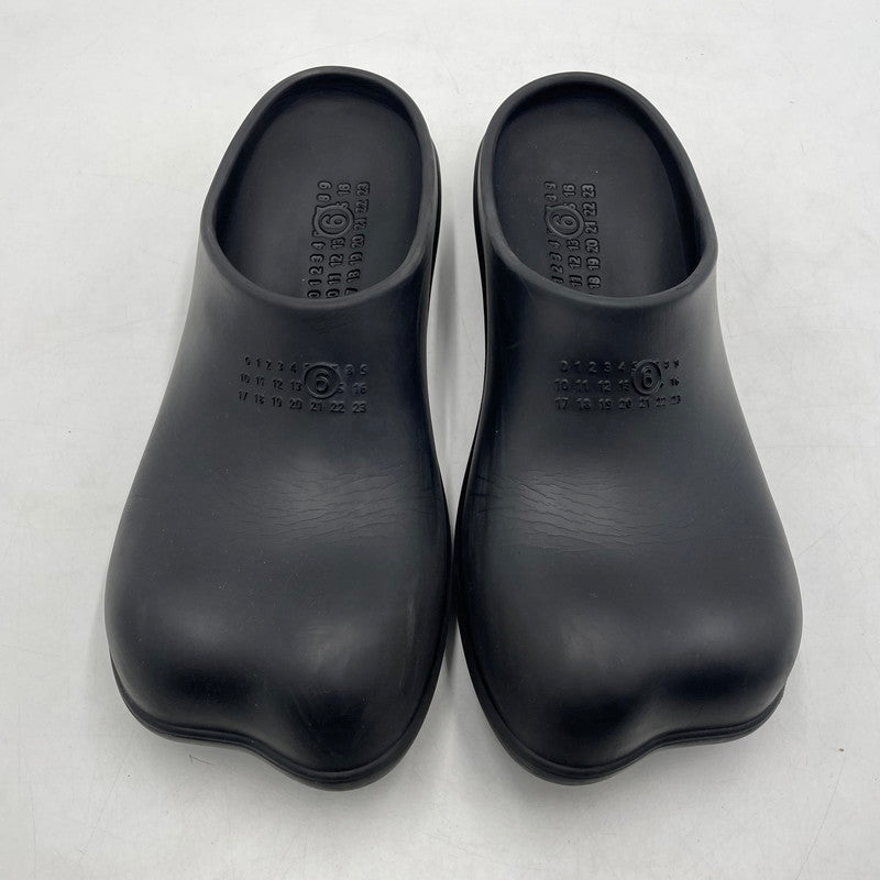 【中古品】【メンズ】 MM6 MAISON MARGIELA エムエムシックス メゾンマルジェラ 24SS ATOMIC CLOG SLIPPER アナトミック クロッグ スリッパ シューズ サンダル 靴 164-260824-yo-10-teih サイズ：43-44/本体のみ カラー：ブラック 万代Net店